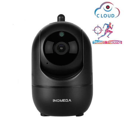 HD Cloud Wireless IP Camera Intelligent Auto Tracking Human Home Security Surveillance Network WiFi Camera(1080P White)