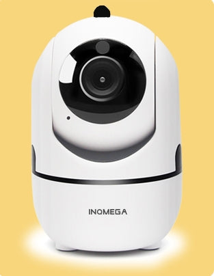 HD Cloud Wireless IP Camera Intelligent Auto Tracking Human Home Security Surveillance Network WiFi Camera(1080P White)