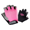 Summer Men Women Fitness Gloves Gym Weight Lifting Cycling Yoga Training Thin Breathable Antiskid Half Finger Gloves, Size:XL(Pink)