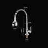 Kitchen Faucet Anti-splash Head Wash Basin Sink Universal Rotatable Faucet Full Copper Joint, Style:Cold Water+50 cm Tube