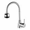 Kitchen Faucet Anti-splash Head Wash Basin Sink Universal Rotatable Faucet Full Copper Joint, Style:Hot & Cold Water+60 cm Tube