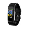 ID115 0.96 inch OLED Screen Smart Watch Wristband Pedometer Sport Fitness Tracker Bracelet(Black)