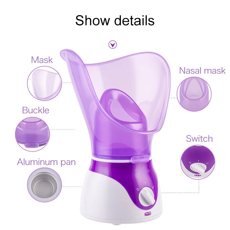 Deep Cleaning Facial Cleaner Beauty Face Steaming Device Facial Steamer Machine Facial Thermal Sprayer Skin Care Tool(EU Plug)