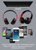 HIFI Stereo Wireless Bluetooth Headphone for Xiaomi iPhone Sumsamg Tablet, with Mic, Support SD Card & FM(Green black)