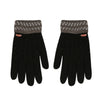 Winter Gloves Children Classical Girls Boys Winter Warm Gloves(Black)
