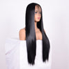 Straight Lace Front Human Hair Wigs, Stretched Length:18 inches, Style:1