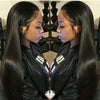 Straight Lace Front Human Hair Wigs, Stretched Length:20 inches, Style:1