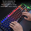 X-L SWAB GX50 Computer Manipulator Feel Wired Keyboard + Macro Programming Mouse + Headset, Color： Black Mixed Light