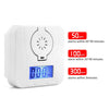 Mini CO Carbon Monoxide Smoke Detector Alarm Poisoning Gas Warning Sensor Security Poisoning Alarm with LCD Display