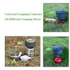 Camping cookware Outdoor cookware set(Black)