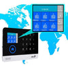 Multi-function Dual Network WIFI GSM Alarm Home and Business Alarm Set, EU Plug