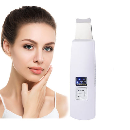 Ultrasonic Deep Face Cleaning Machine Skin Scrubber Remove Dirt Blackhead Facial Whitening Lifting Beauty Instrument