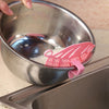 2 PCS Leaf Shaped Rice Wash Gadget Noodles Beans Colanders Strainers Cleaning Tool, Size:10.5x14.5cm(Pink)