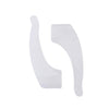 10 Pairs Glasses Non-slip Cover Ear Support Glasses Foot Silicone Non-slip Sleeve(White)