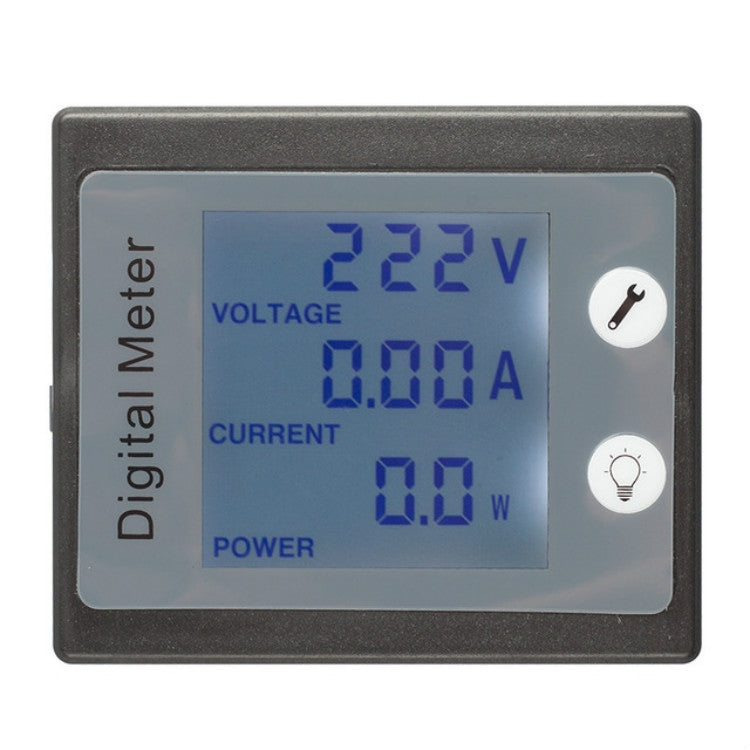 peacefair PZEM-011 AC Digital Display Multi-function Voltage and Current Meter Electrician Instrument, Specification:Host + Closed CT