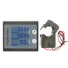 peacefair PZEM-011 AC Digital Display Multi-function Voltage and Current Meter Electrician Instrument, Specification:Host + Opening CT