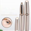Push Button Electric Eyebrow Trimmer Automatic Hair Removal Device(Rose Gold)