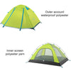 Naturehike Tent Outdoor Rainstorm-proof Thickened Beach Seaside Camping Equipment, Style:2 People(Sea Blue)