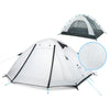 Naturehike Tent Outdoor Rainstorm-proof Thickened Beach Seaside Camping Equipment, Style:2 People(Bright Moon White)
