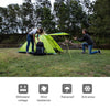 Naturehike Tent Outdoor Rainstorm-proof Thickened Beach Seaside Camping Equipment, Style:3 People(Daylight Orange)