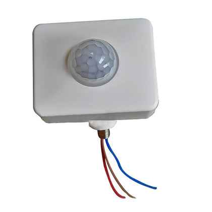 Automatic Security PIR Infrared Motion Sensor Detector Wall Spotlights Switch, Size:12mm(White)