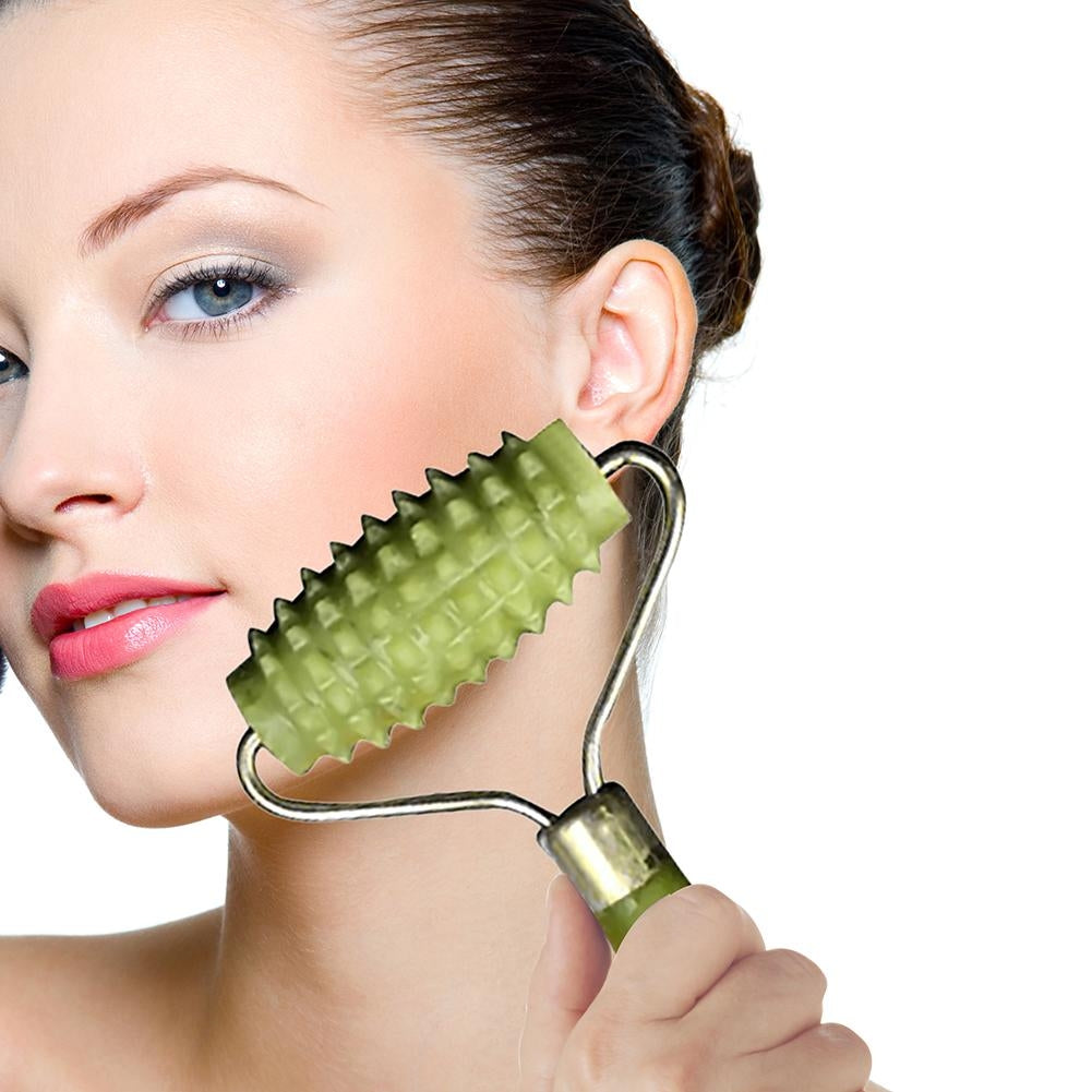 Portable Massage Roller Jade Facial Massager Roller Face