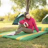 Color Matching Automatic Inflatable Outdoor Sports Double Camping Air Cushion, Size:190x130x3.5cm(Green)
