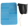 XPE Folder Camping Mat Folding Portable Small Cushion Moisture-Proof Waterproof Prevent Dirty Picnic Mat  Beach Pad(Blue)