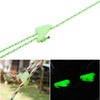10 PCS Outdoor Luminous Rope Buckle Fluorescence Tent Triangle Buckle Alert Reminder Accidental Danger Tent Wind Rope Adjuster