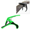 Plastic Guitar Capo for 6 String Acoustic Classic Electric Guitarra Tuning Clamp Musical Instrument Accessories(Green)