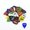 Alice 50 PCS ABS Electric Guitar Picks, Random Color Delivery, Surface:Frosted, Size:0.58mm