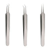 Stainless Steel Straight Bend Curved Blackhead Acne Clip Tweezer Pimple Remover(Straight Clip)