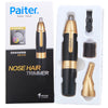 Paiter Electric Nose Hair Trimmer Shaving Nose Hair Scissors Dry Electric Eyebrows Repairer