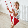Rope Net Kids Toys Children Outdoor Swing Baby Home Garden Garden Swing(Red)