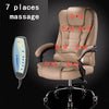 Modern Minimalist Lift Swivel Chair Lazy Seat Gaming Massage Office Chair With Steel Feet(Black)