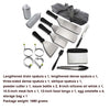 15 PCS/Set Outdoor Stainless Steel Barbecue Tool Set Tomato Sauce Bottle BBQ Grill Set