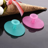 3 PCS Silicone Gel Egg Shaped Washing Face Cleaning Pad Facial Exfoliating Brush SPA Skin Scrub Bath Tool, Random Color Delivery