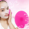 3 PCS Silicone Gel Egg Shaped Washing Face Cleaning Pad Facial Exfoliating Brush SPA Skin Scrub Bath Tool, Random Color Delivery