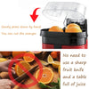Double Tray Orange Juice Machine Residue-Juice-Separation Juicer Fruit  Vegetable Juicer, EU Plug