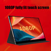 15.6 Inch Portable 1080P Display, Style:Touch Version