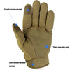 A24 Windproof Anti-Skid Wear-Resistant Warm Gloves For Outdoor Motorcycle Riding, Size: S(Army Green)