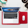 13 inch  For Apple Laptop Liner Bag Four-Piece Storage Bag(Light Brown)