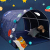 Children Home Bed Crawl Tunnel Game House Tent, Style:Blue