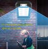 Solar Wall Light Outdoor Waterproof Human Body Induction Garden Lighting Household Street Light 6 x 25COB With Remote Control