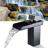 Bathroom Wide Mouth Faucet Square Sink Single Hole Basin Faucet, Specification: HT-Z6006 High Type
