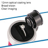 10x HD Optical Glass Lens Diamond GIA Waist Code Professional Jewelry Waist Edge Code Appraisal Magnifying Glass, Color Random Deilvery