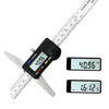 0-150mm Digital Display Depth Gauge Caliper Vernier Caliper Depth Measuring Ruler