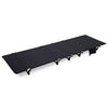 CLS Outdoor Lightweight Folding Bed Camping Simple Leisure Bed(Black)