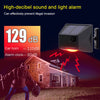 N911F 129dB Wireless Remote Control Solar Human Body Induction Sound Light Alarm