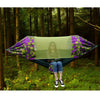 Outdoor Camping Mosquito-Proof Shade Hammock Parachute Cloth Printed Mosquito Net Hammock, Size: 275X145cm(Maple Leaf)